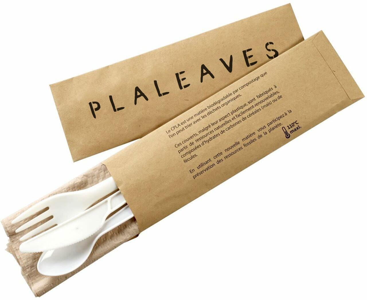 PLA and Corn Starch Biodegradable Cutlery Manufacturer PLALEAVES